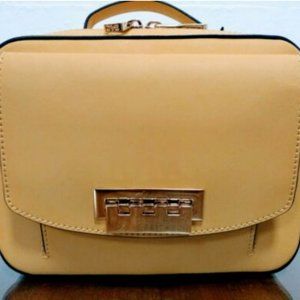 NWT ZAC Zac Posen Earthette Box Bag in Honey